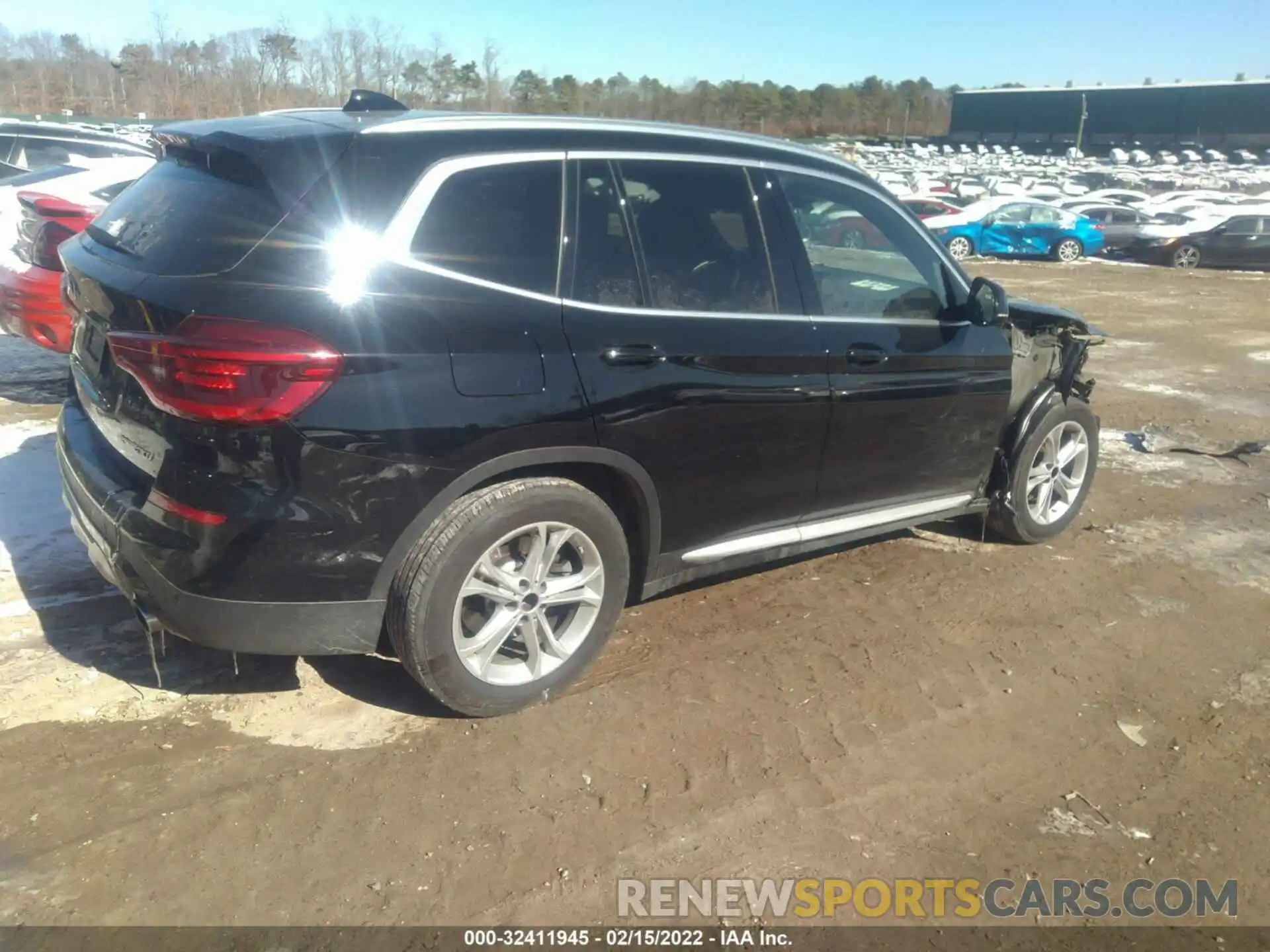 4 Фотография поврежденного автомобиля 5UXTY5C02M9E33269 BMW X3 2021