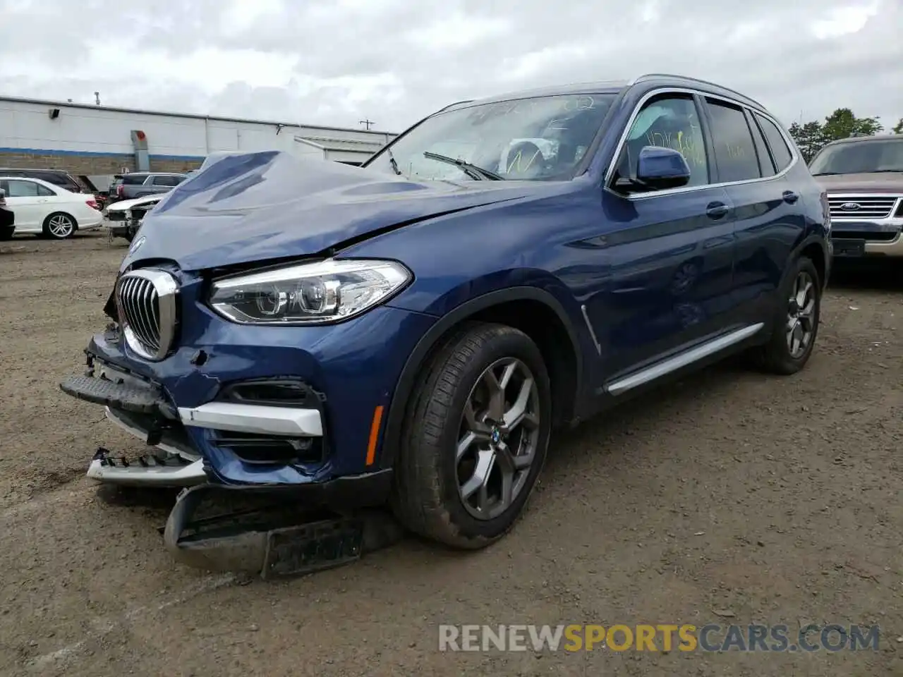 2 Photograph of a damaged car 5UXTY5C02M9E34177 BMW X3 2021