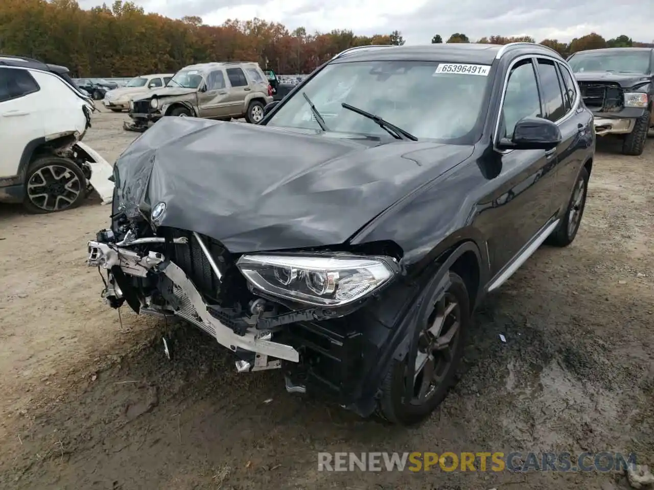 2 Photograph of a damaged car 5UXTY5C02M9E39427 BMW X3 2021