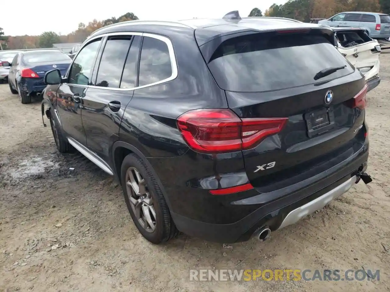 3 Photograph of a damaged car 5UXTY5C02M9E39427 BMW X3 2021