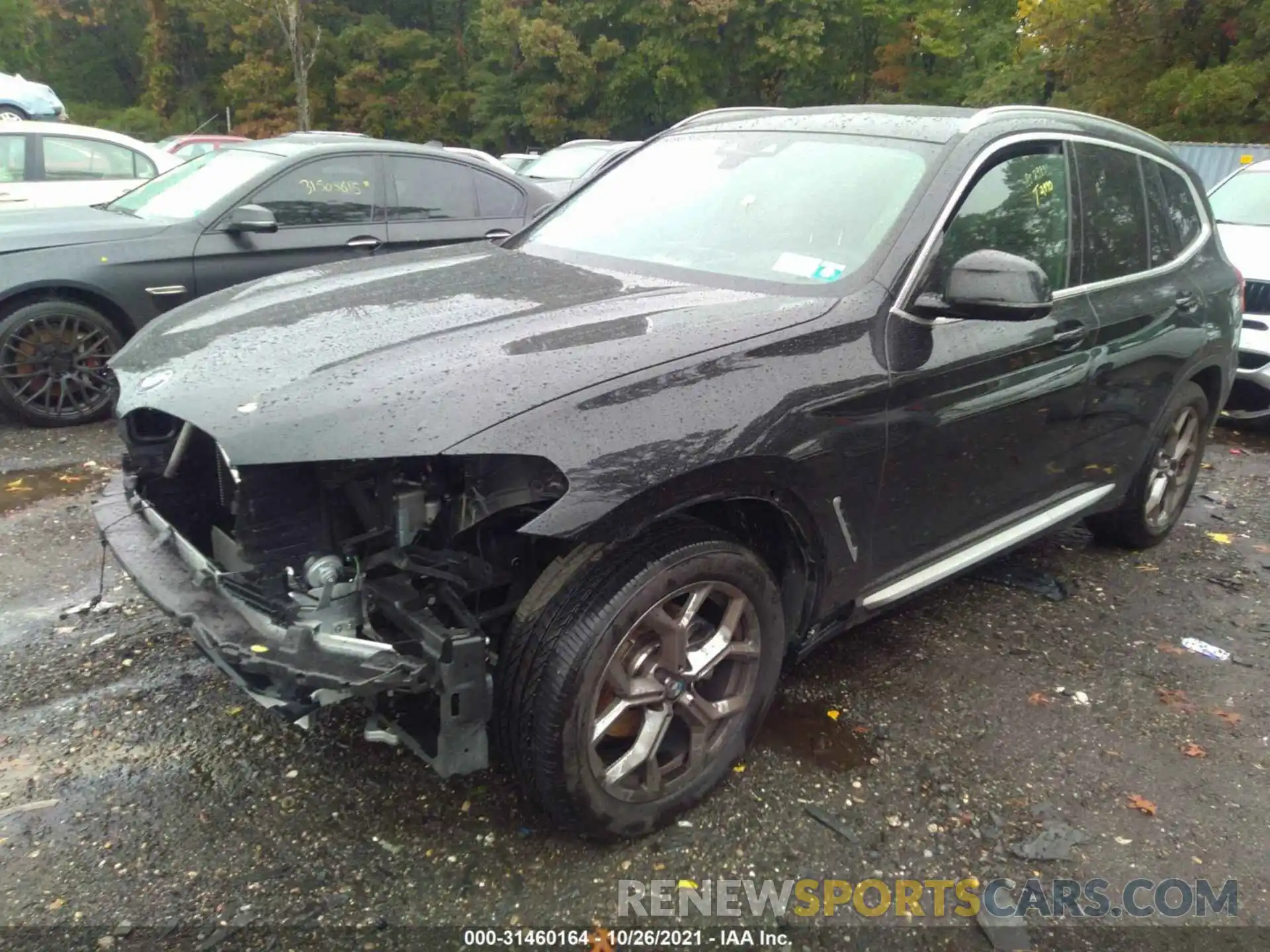 2 Photograph of a damaged car 5UXTY5C02M9E48824 BMW X3 2021