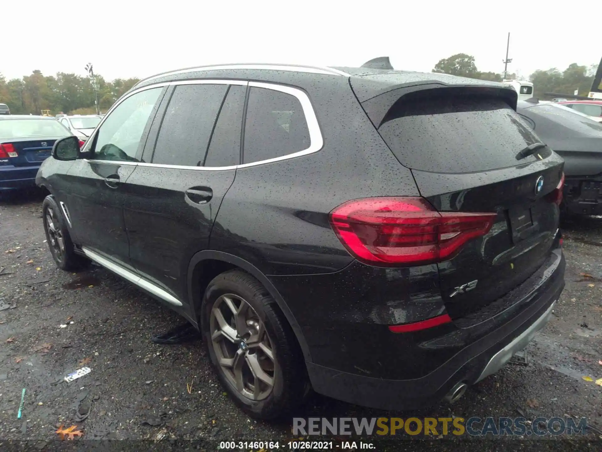 3 Photograph of a damaged car 5UXTY5C02M9E48824 BMW X3 2021