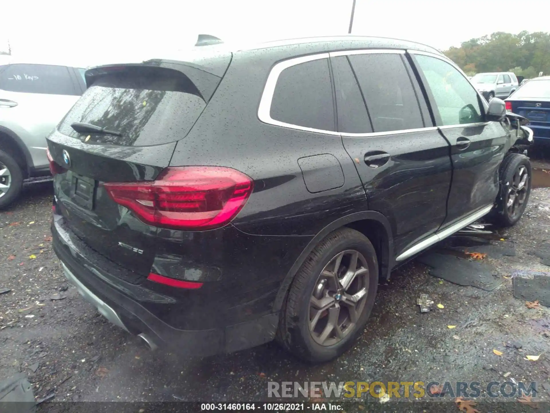 4 Photograph of a damaged car 5UXTY5C02M9E48824 BMW X3 2021