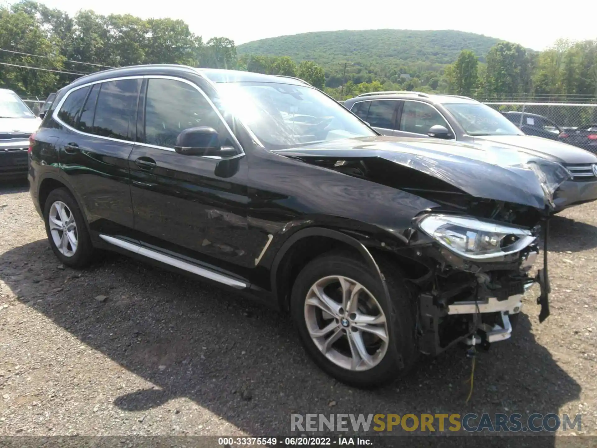 1 Photograph of a damaged car 5UXTY5C02M9E70855 BMW X3 2021