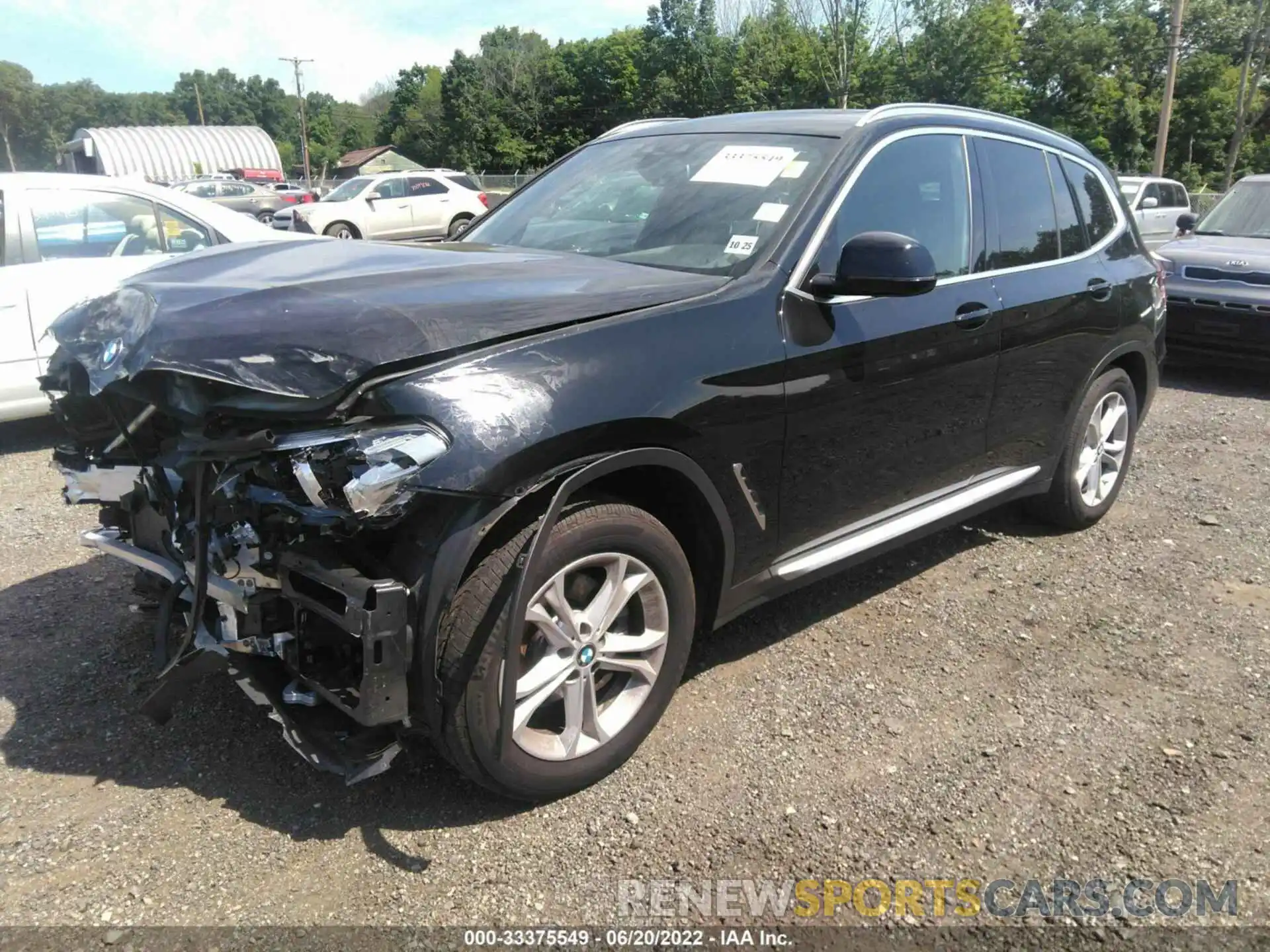 2 Photograph of a damaged car 5UXTY5C02M9E70855 BMW X3 2021