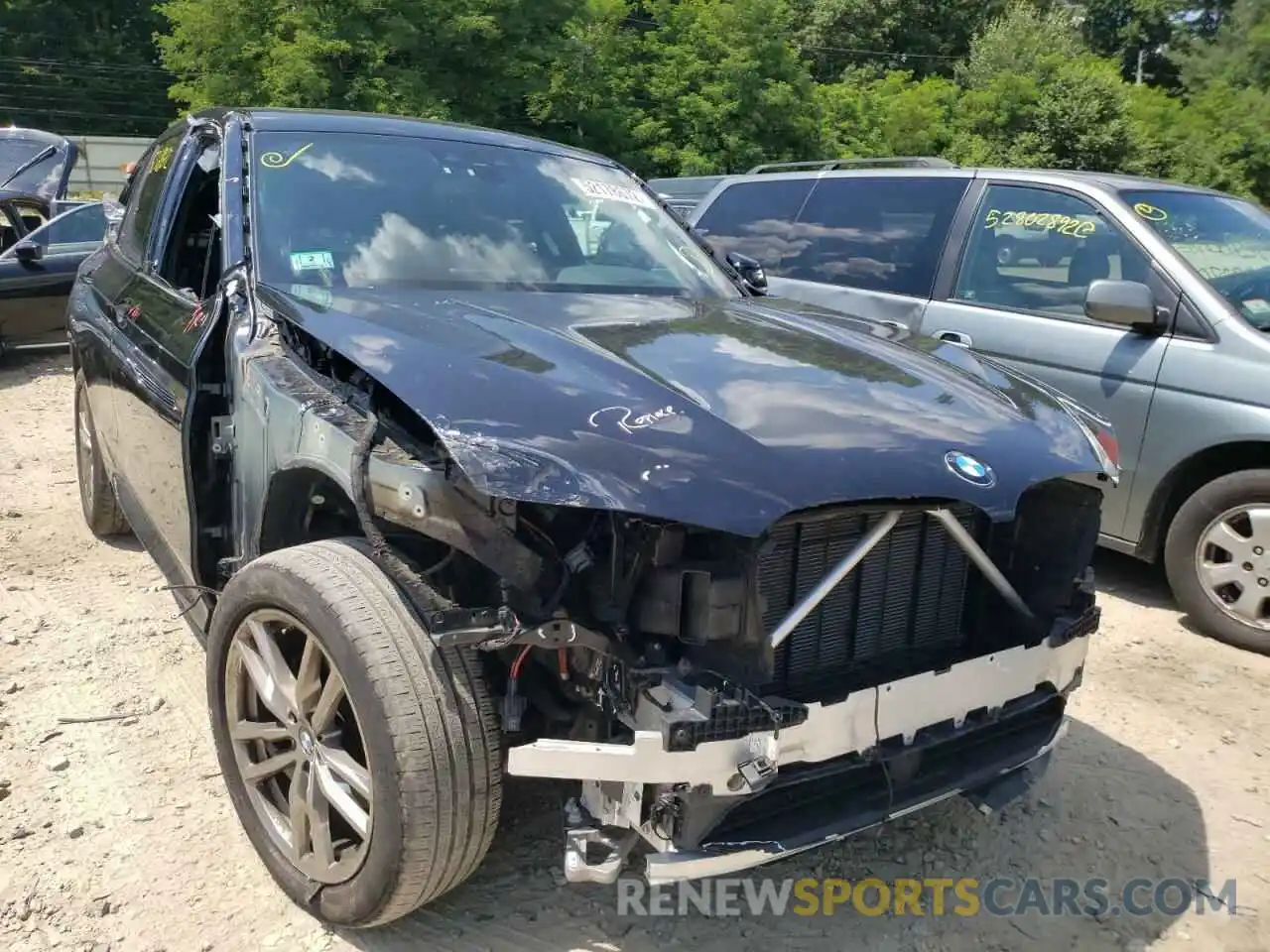 1 Photograph of a damaged car 5UXTY5C02M9F41441 BMW X3 2021