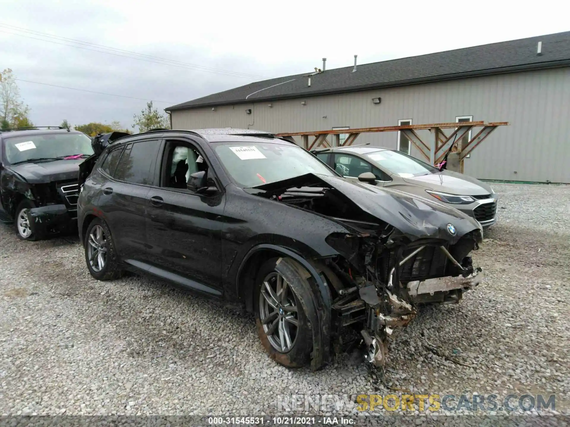 1 Photograph of a damaged car 5UXTY5C02M9F46087 BMW X3 2021