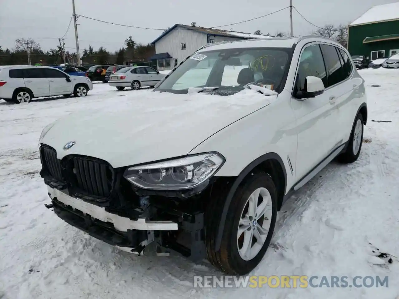 2 Photograph of a damaged car 5UXTY5C02M9F46249 BMW X3 2021