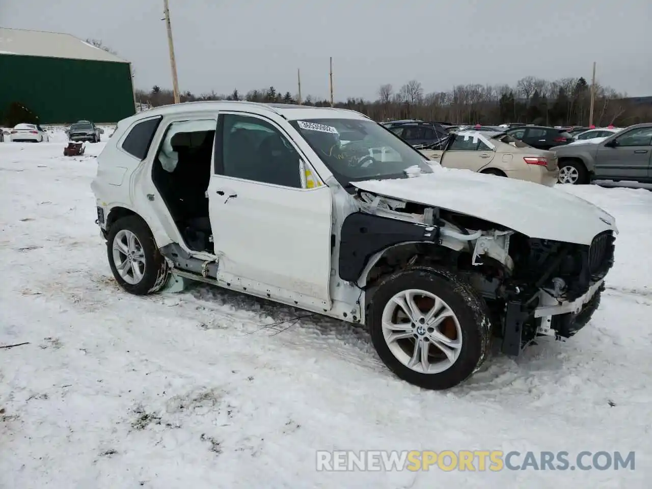 9 Photograph of a damaged car 5UXTY5C02M9F46249 BMW X3 2021