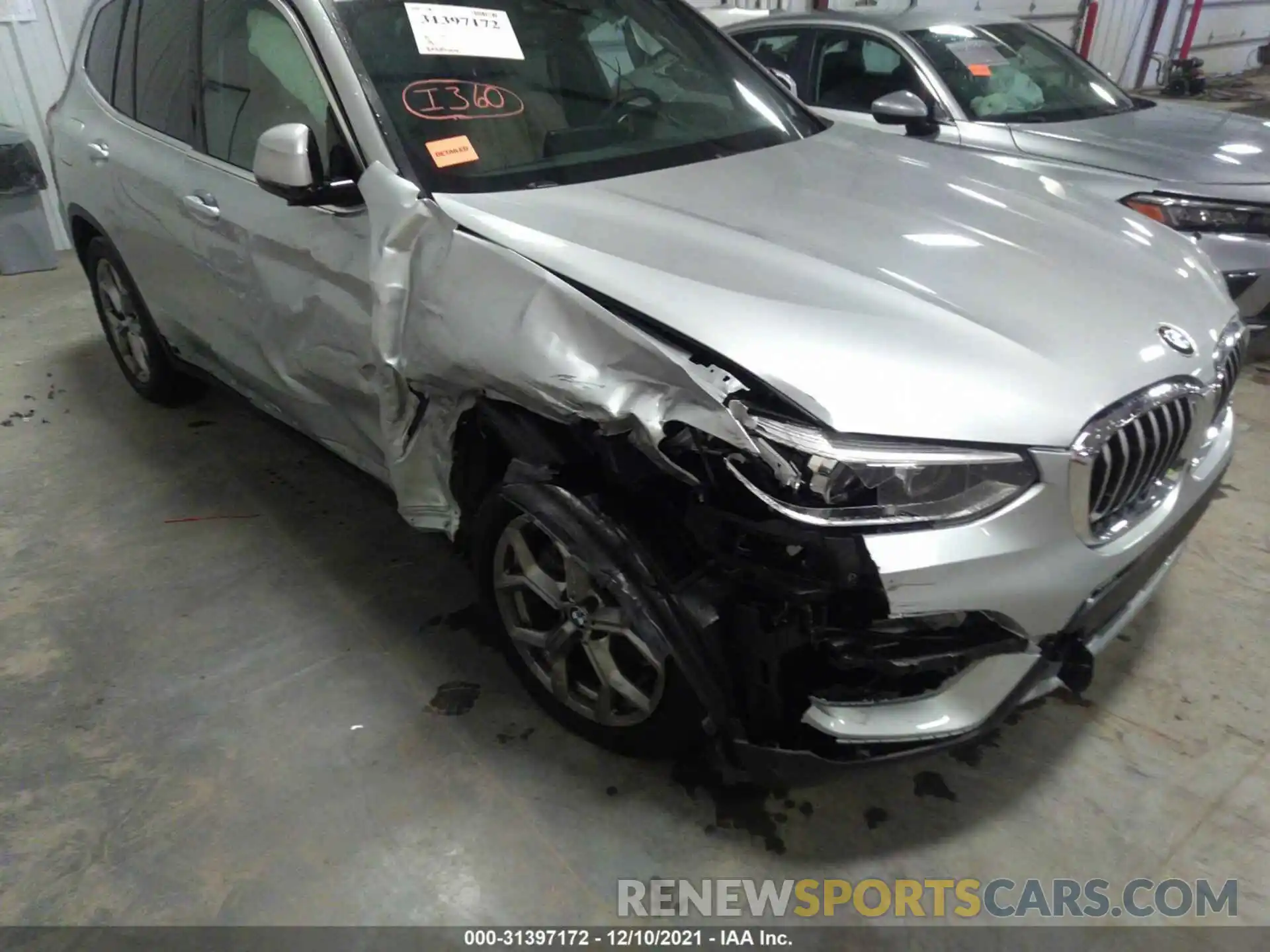 6 Photograph of a damaged car 5UXTY5C02M9F68297 BMW X3 2021