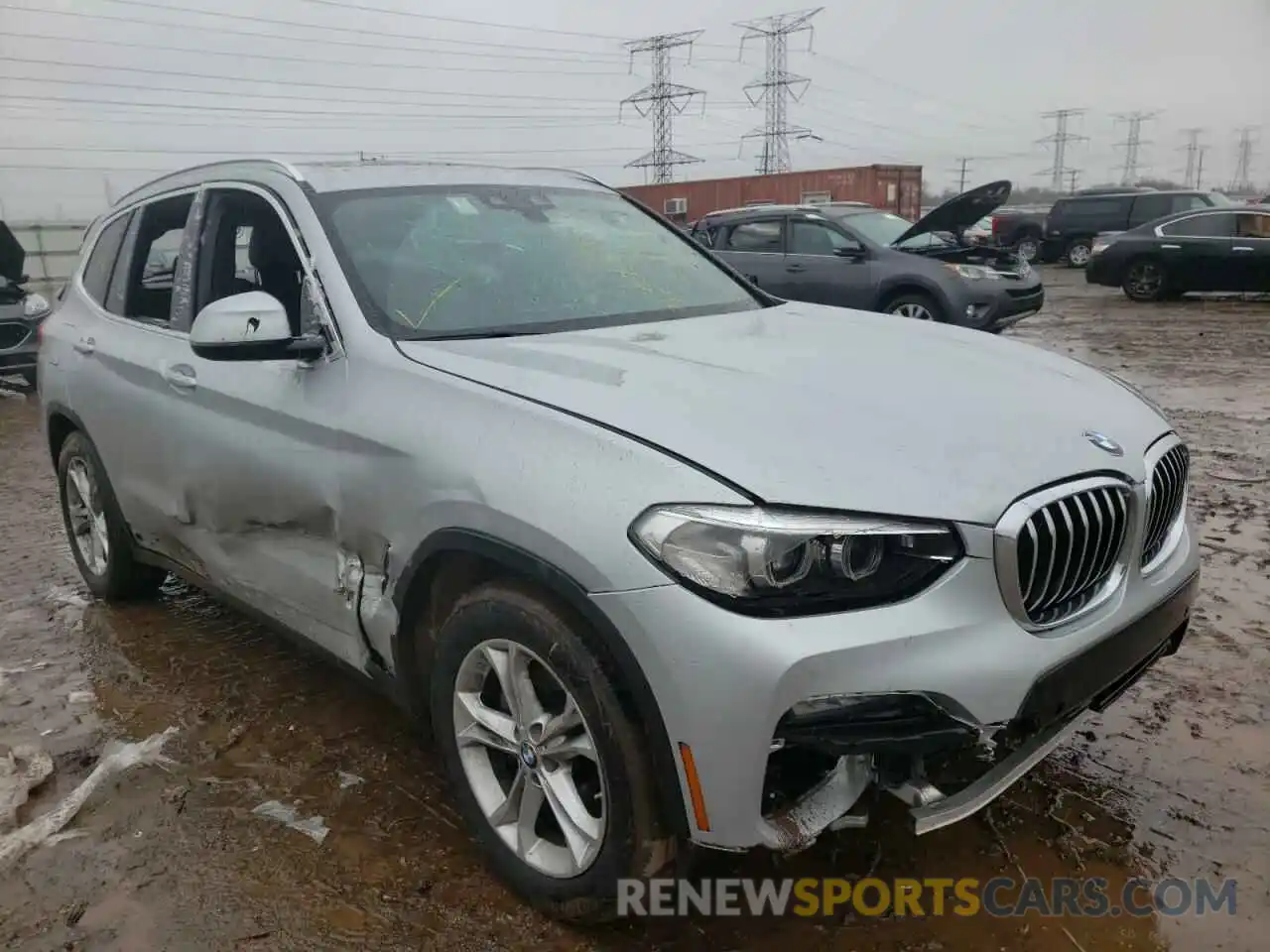 1 Photograph of a damaged car 5UXTY5C02M9H22765 BMW X3 2021