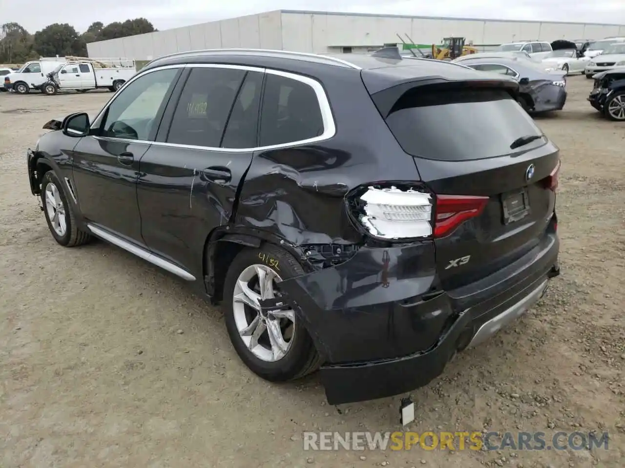 3 Photograph of a damaged car 5UXTY5C02M9H24788 BMW X3 2021