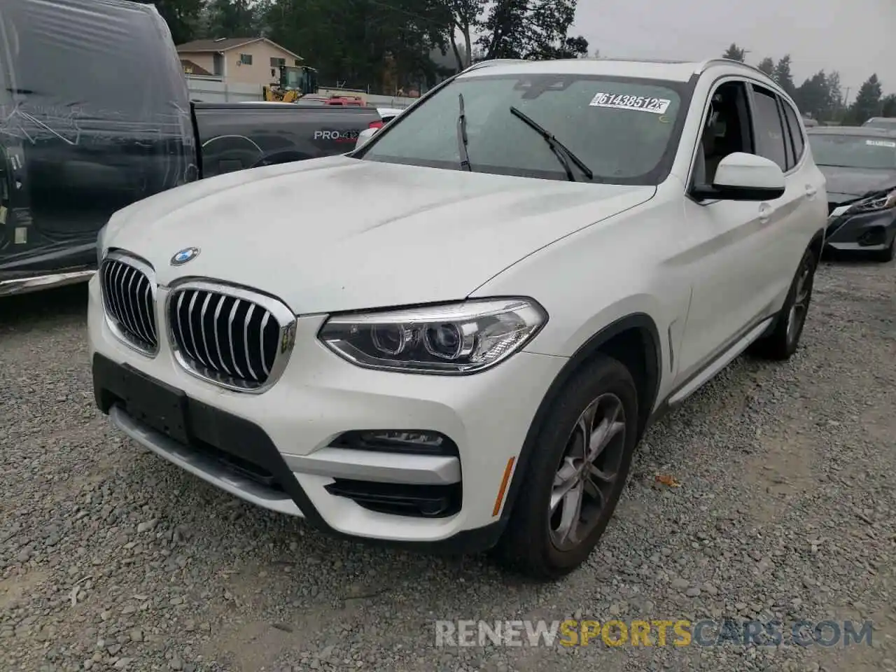 2 Photograph of a damaged car 5UXTY5C02M9H84666 BMW X3 2021