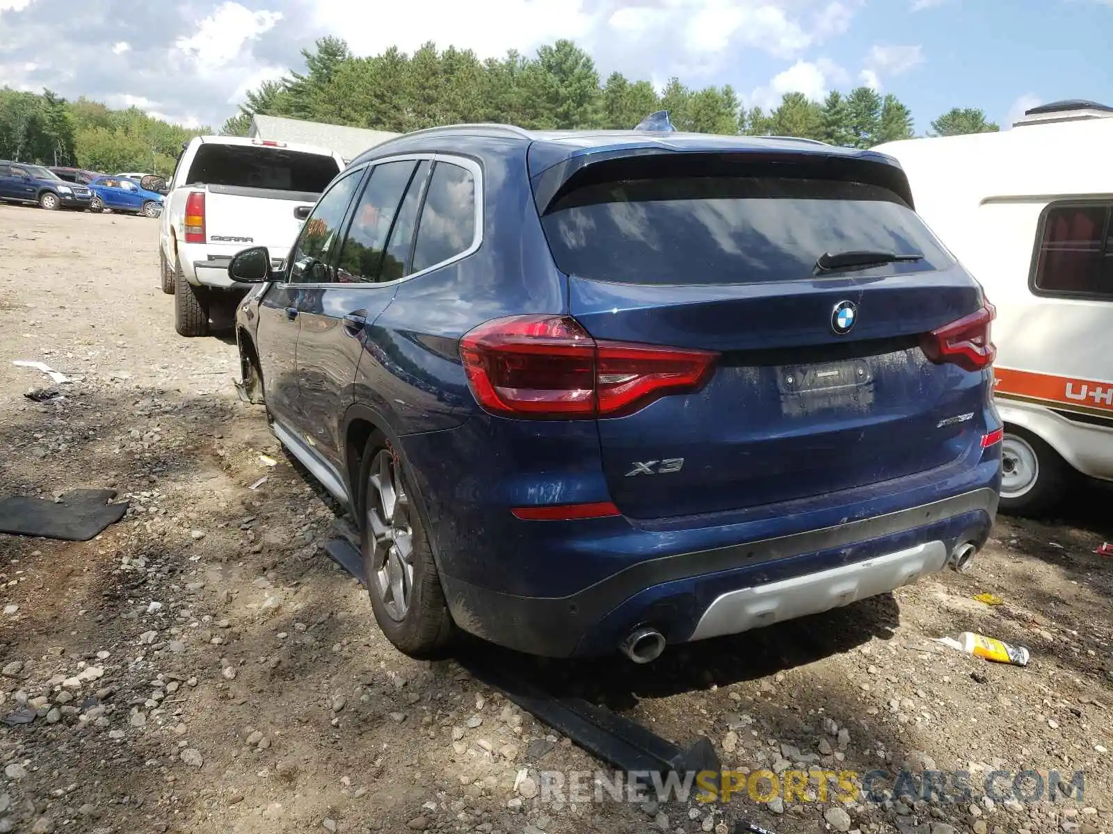 3 Фотография поврежденного автомобиля 5UXTY5C03M9D79741 BMW X3 2021