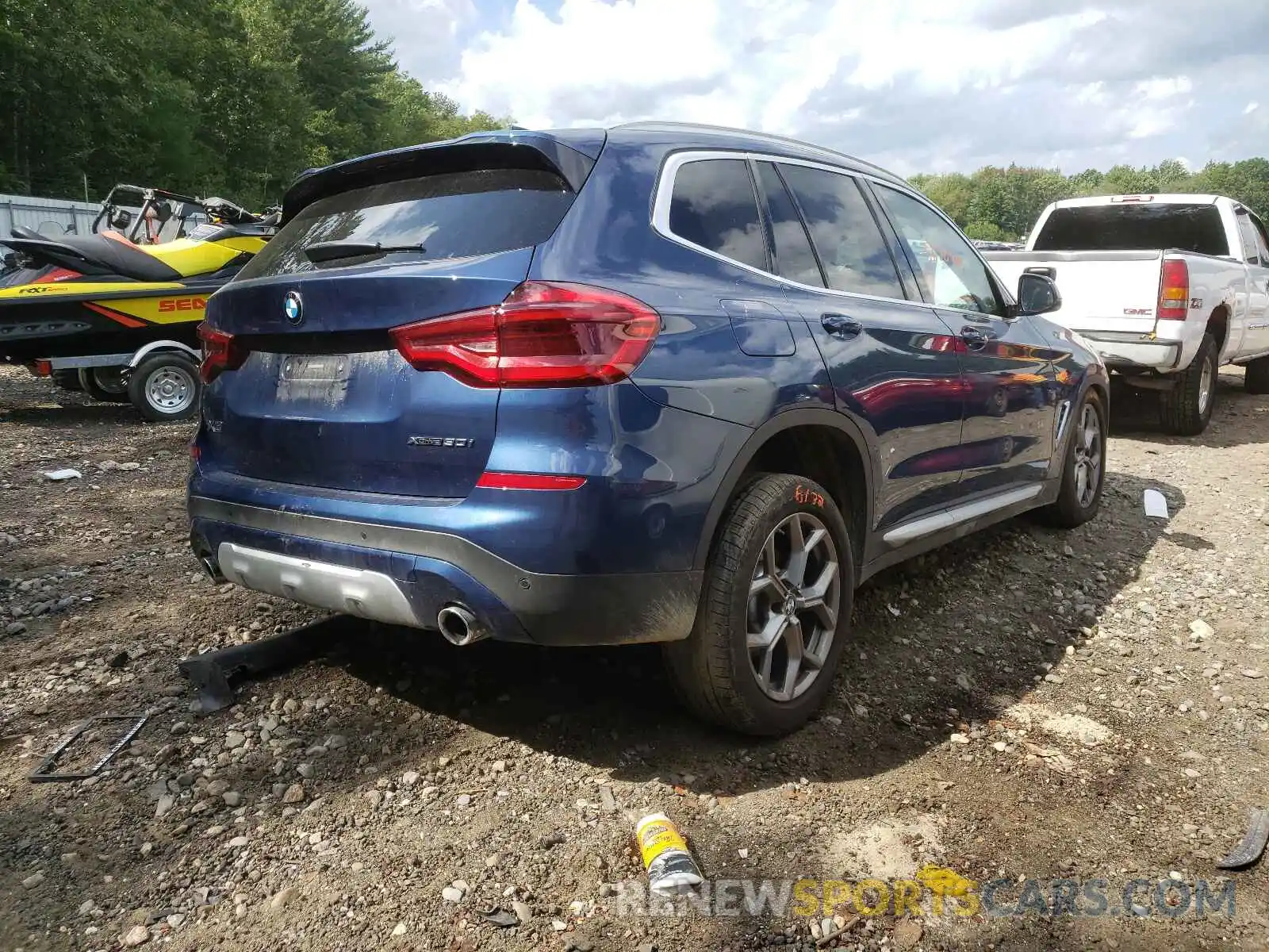 4 Фотография поврежденного автомобиля 5UXTY5C03M9D79741 BMW X3 2021