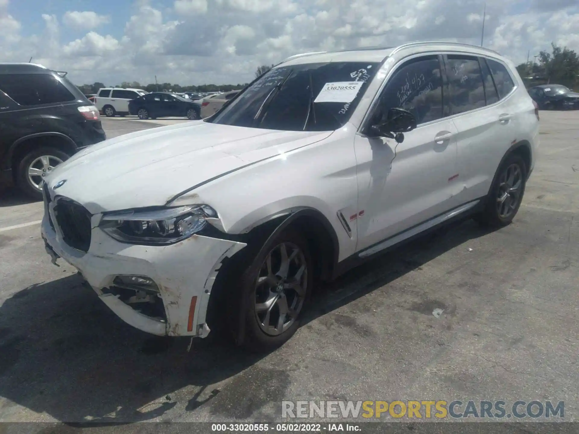 2 Photograph of a damaged car 5UXTY5C03M9E37458 BMW X3 2021