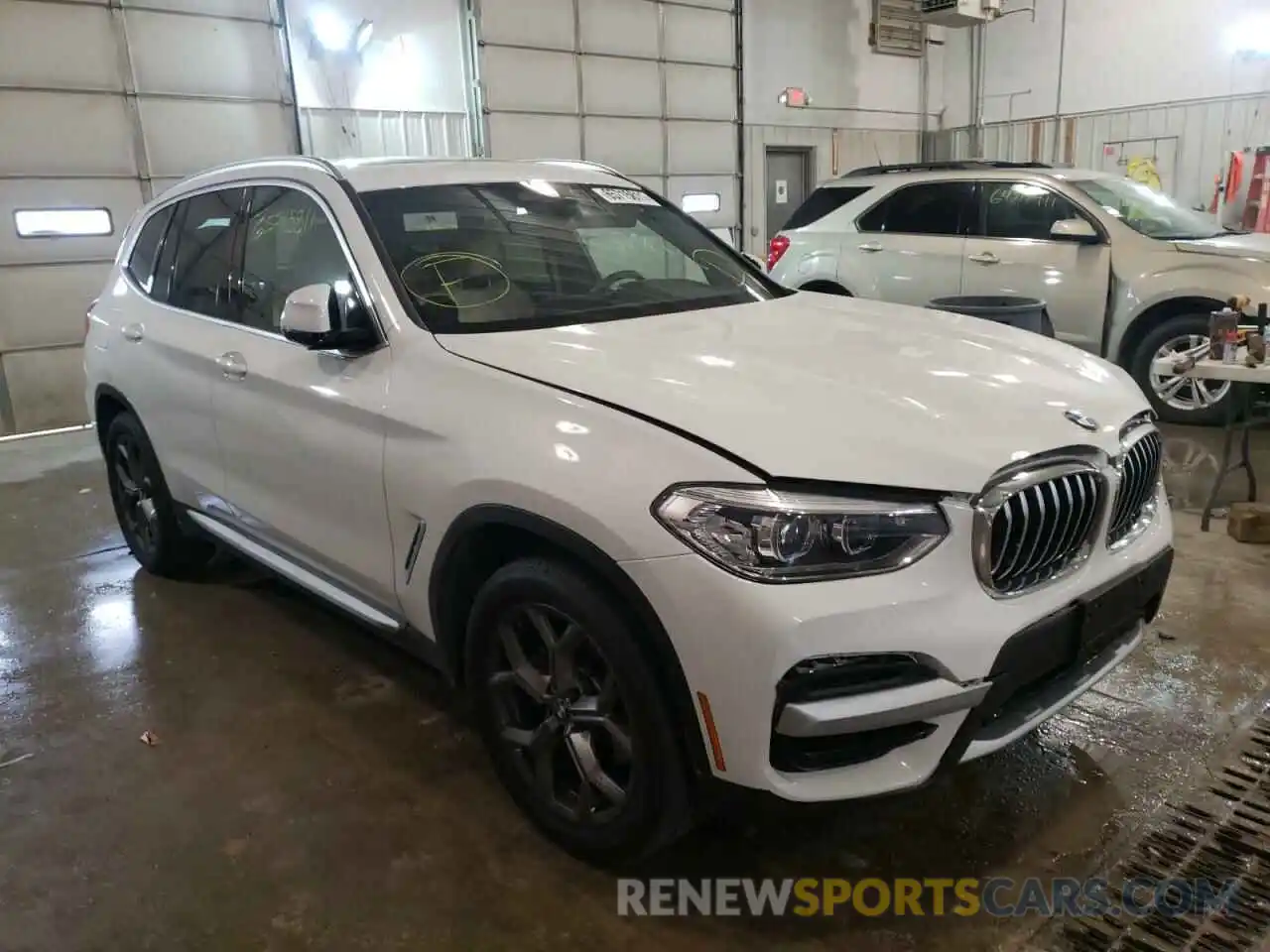 1 Photograph of a damaged car 5UXTY5C03M9E54857 BMW X3 2021