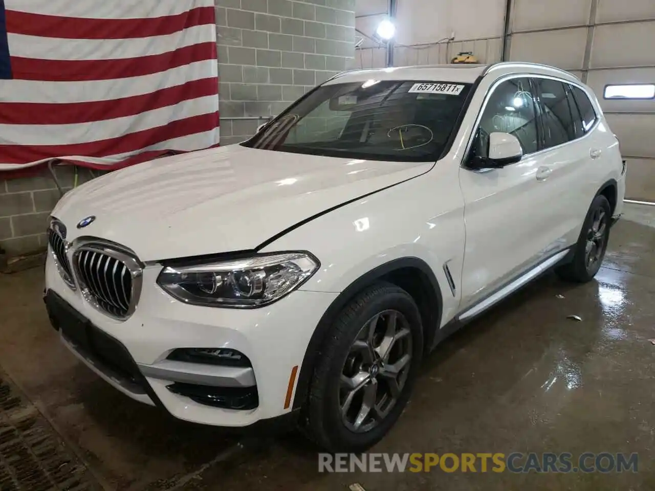 2 Photograph of a damaged car 5UXTY5C03M9E54857 BMW X3 2021