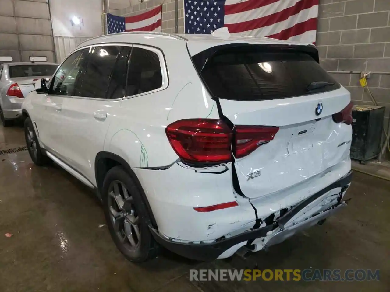 3 Photograph of a damaged car 5UXTY5C03M9E54857 BMW X3 2021