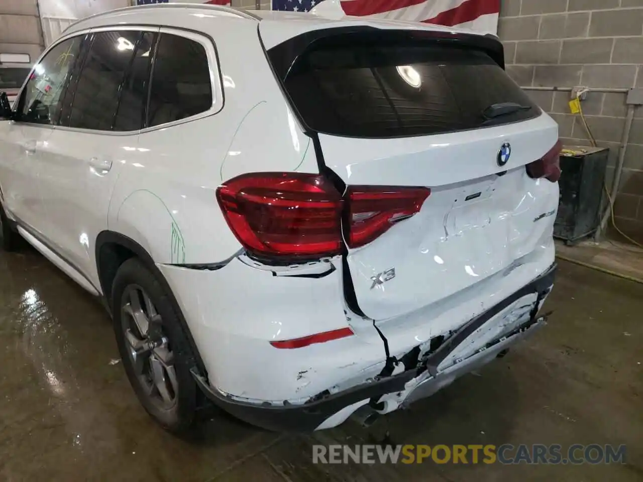 9 Фотография поврежденного автомобиля 5UXTY5C03M9E54857 BMW X3 2021