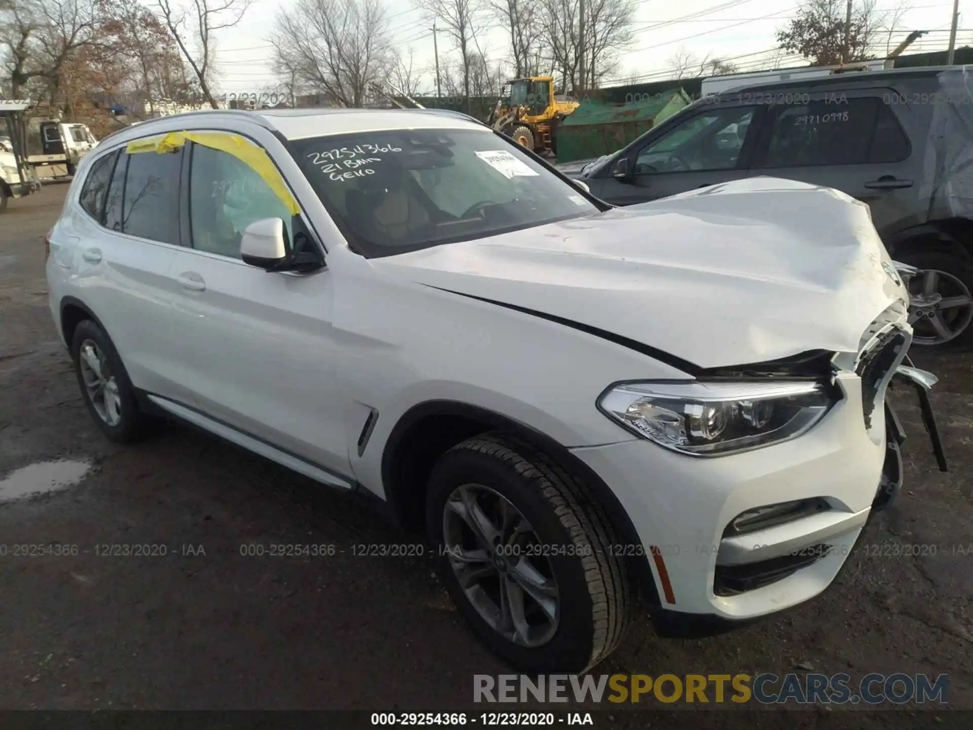 1 Photograph of a damaged car 5UXTY5C03M9E58407 BMW X3 2021