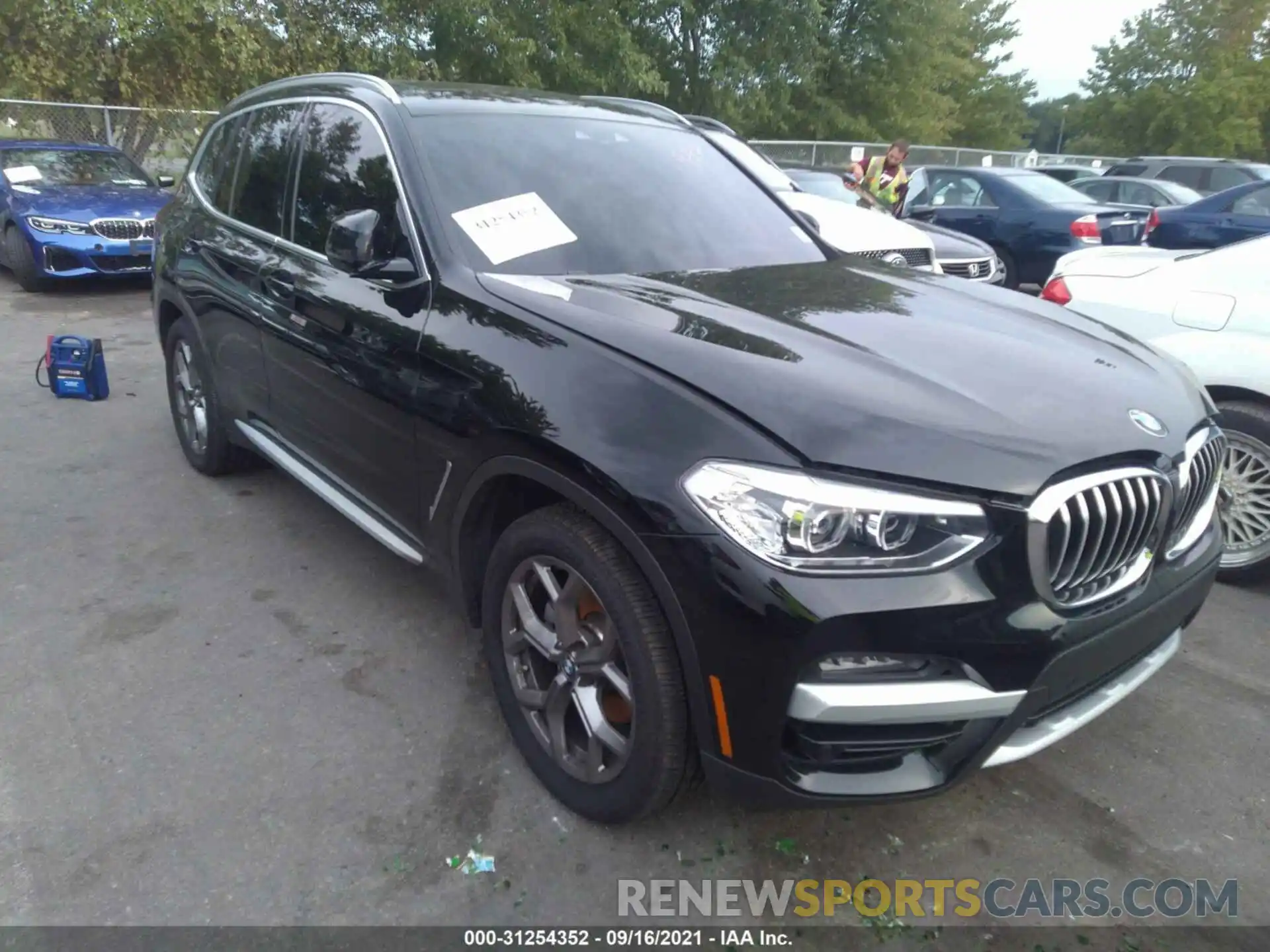 1 Photograph of a damaged car 5UXTY5C03M9F00509 BMW X3 2021