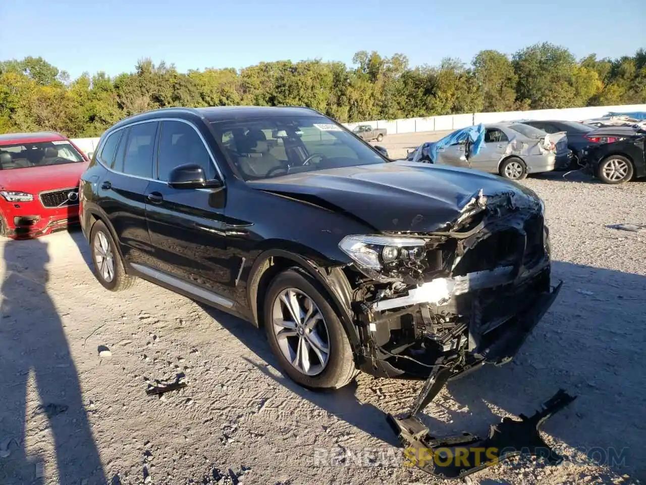 1 Photograph of a damaged car 5UXTY5C03M9G45923 BMW X3 2021