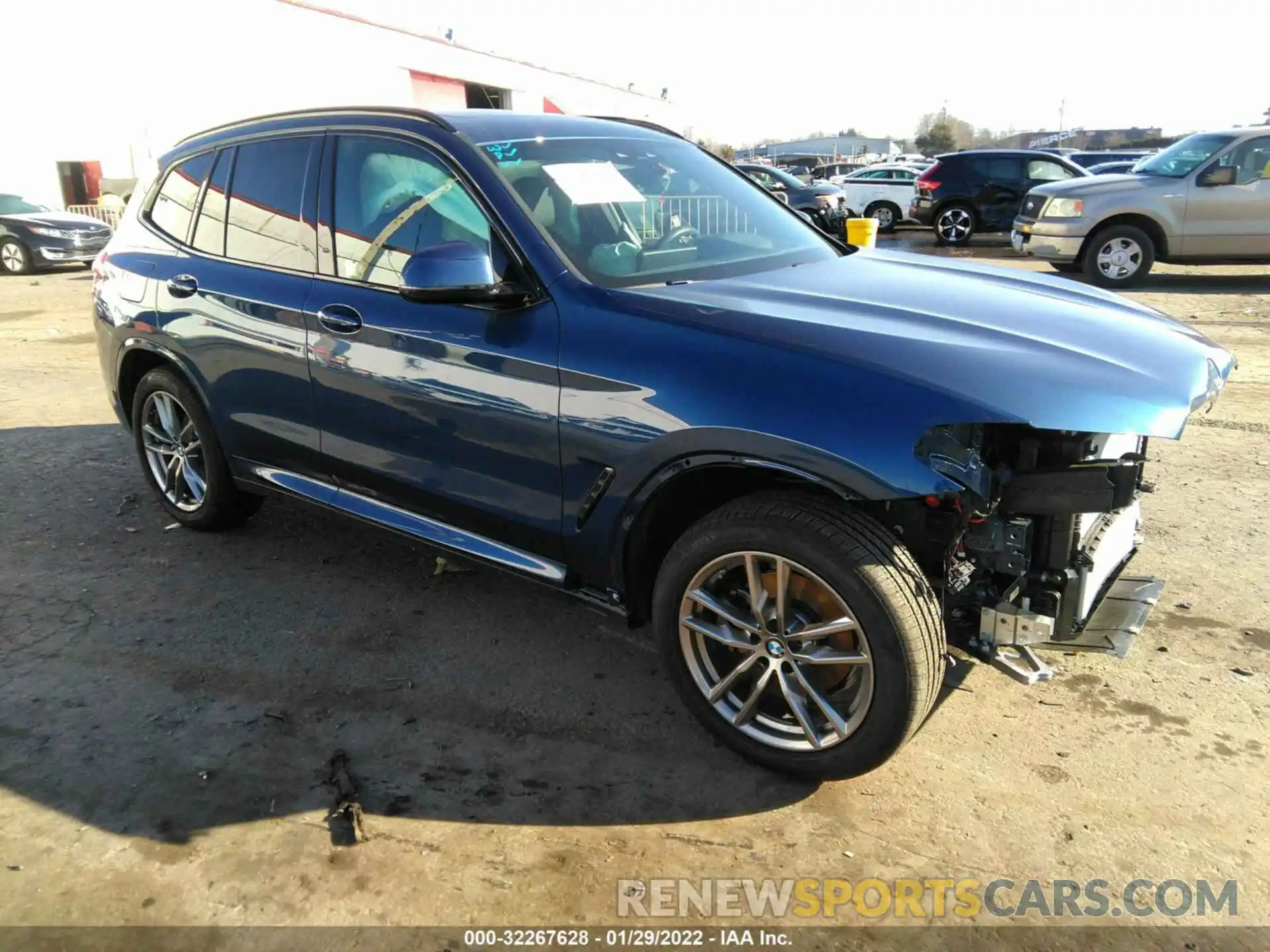 1 Photograph of a damaged car 5UXTY5C03M9G70658 BMW X3 2021