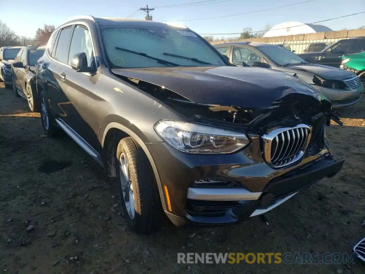 1 Photograph of a damaged car 5UXTY5C03M9H01360 BMW X3 2021