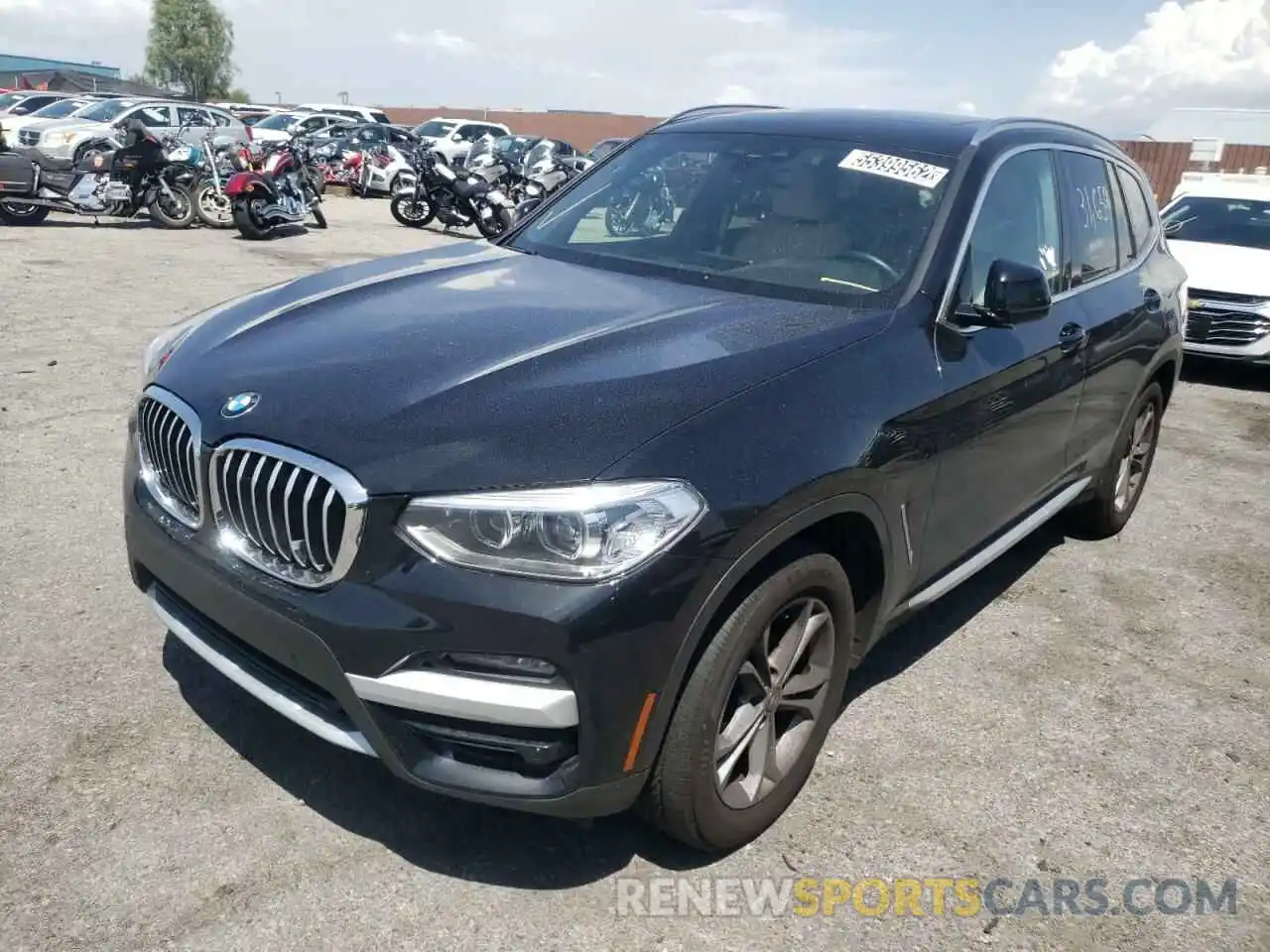 2 Photograph of a damaged car 5UXTY5C03M9H29031 BMW X3 2021