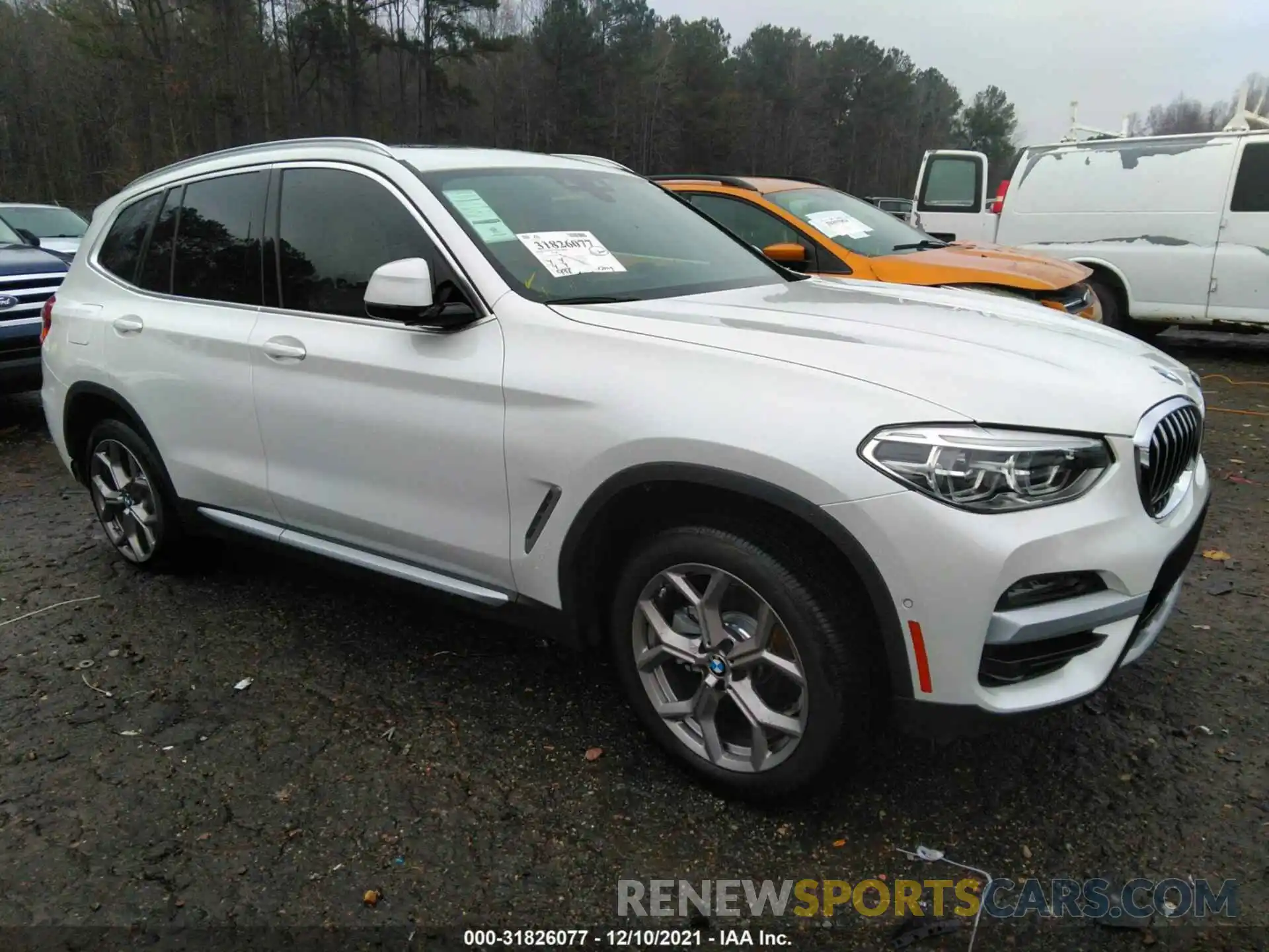 1 Photograph of a damaged car 5UXTY5C03M9H34066 BMW X3 2021