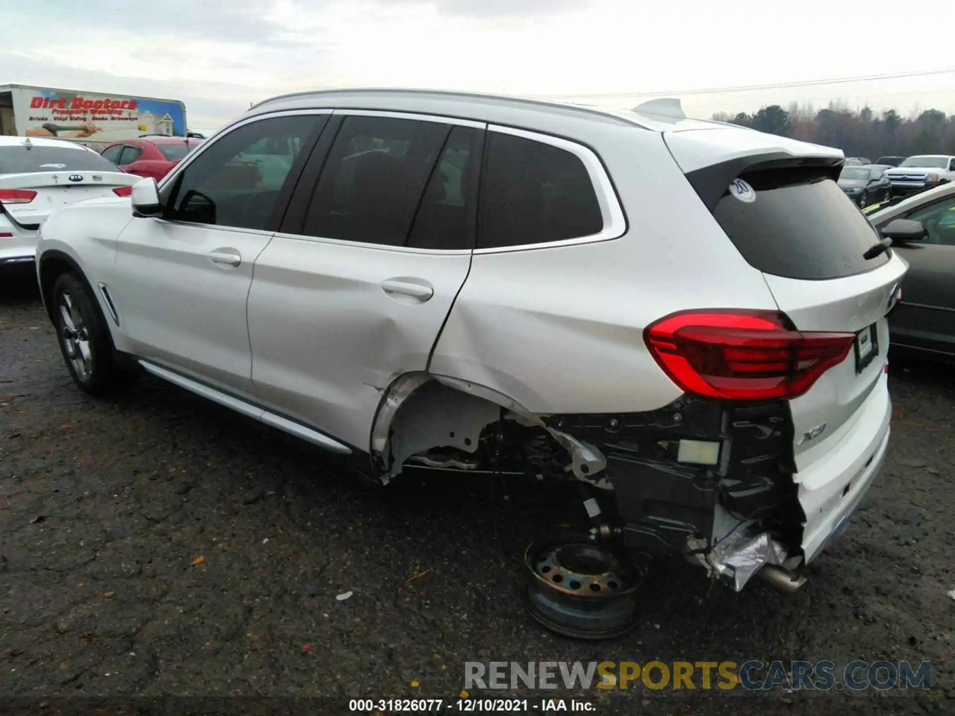 3 Photograph of a damaged car 5UXTY5C03M9H34066 BMW X3 2021