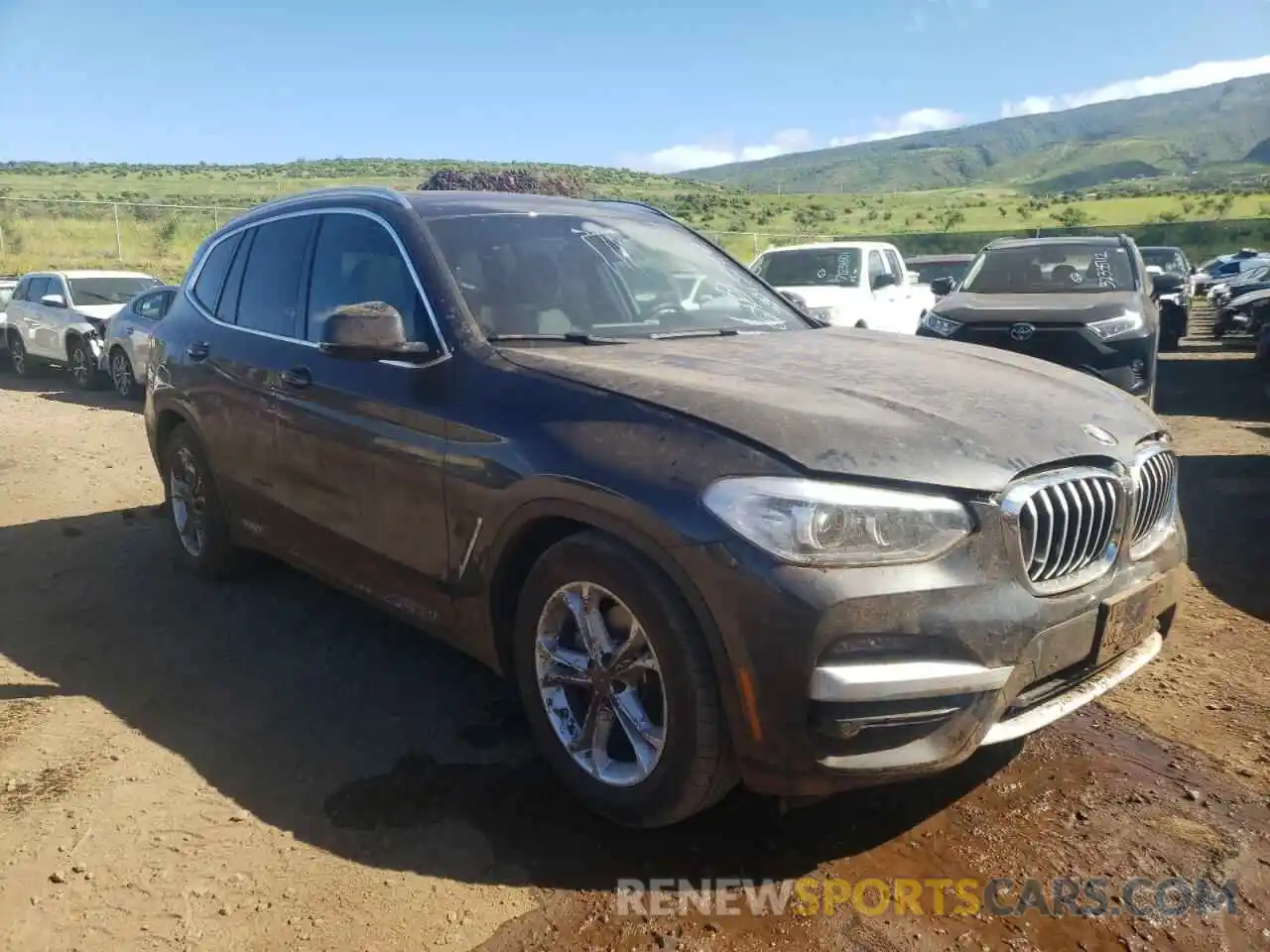 1 Фотография поврежденного автомобиля 5UXTY5C03M9H76091 BMW X3 2021