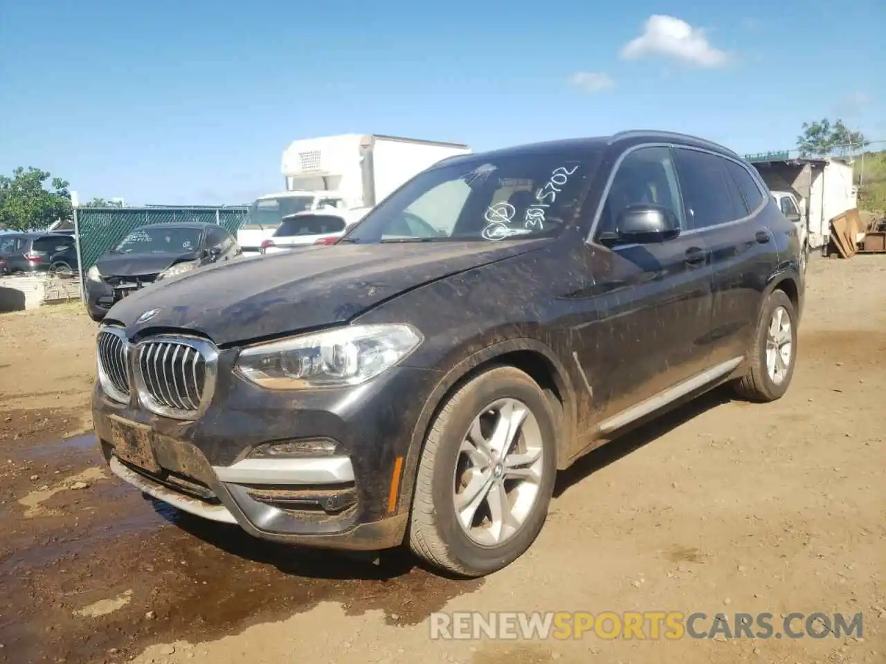 2 Photograph of a damaged car 5UXTY5C03M9H76091 BMW X3 2021