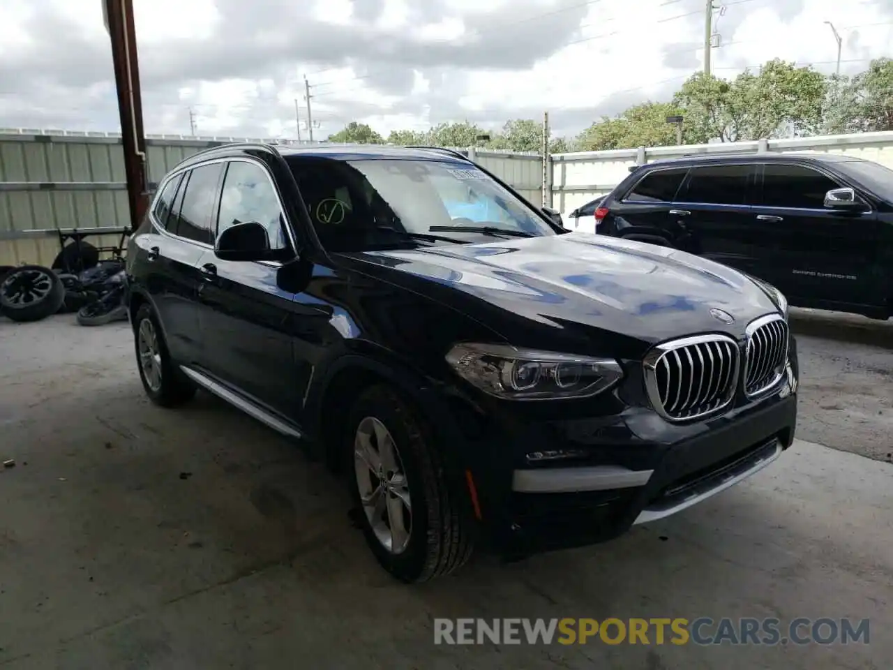 1 Фотография поврежденного автомобиля 5UXTY5C03M9H95207 BMW X3 2021