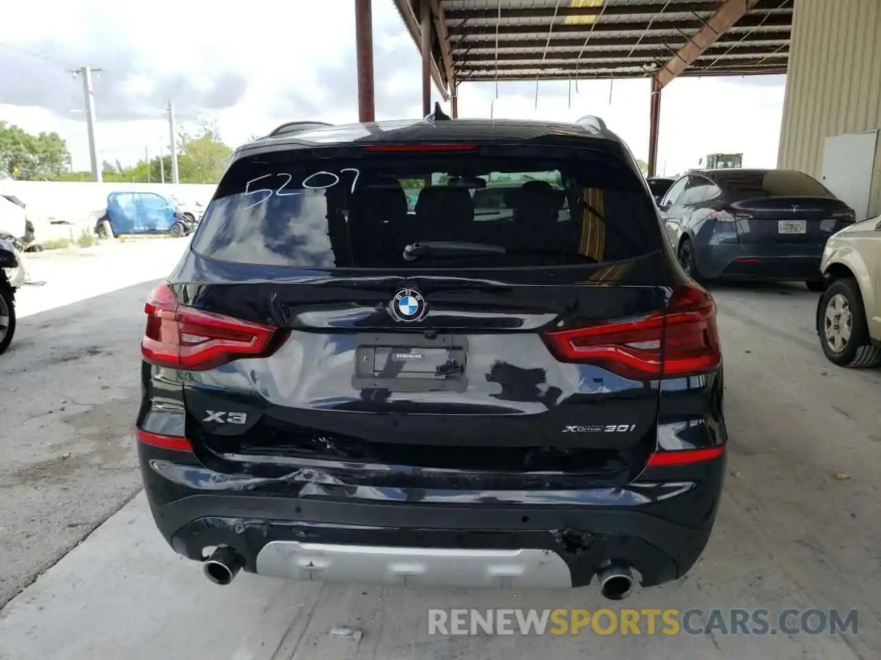 9 Фотография поврежденного автомобиля 5UXTY5C03M9H95207 BMW X3 2021