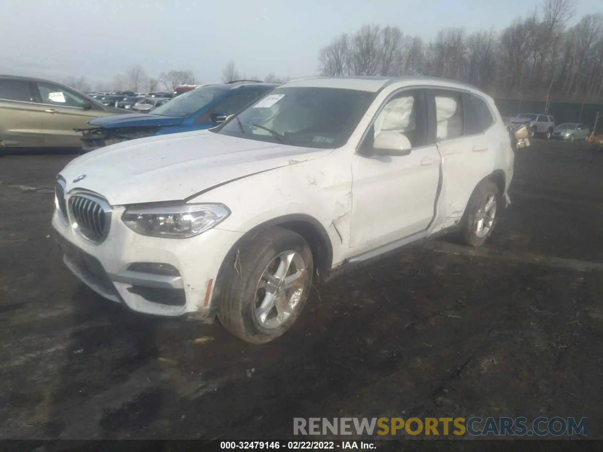 2 Фотография поврежденного автомобиля 5UXTY5C04M9D71454 BMW X3 2021