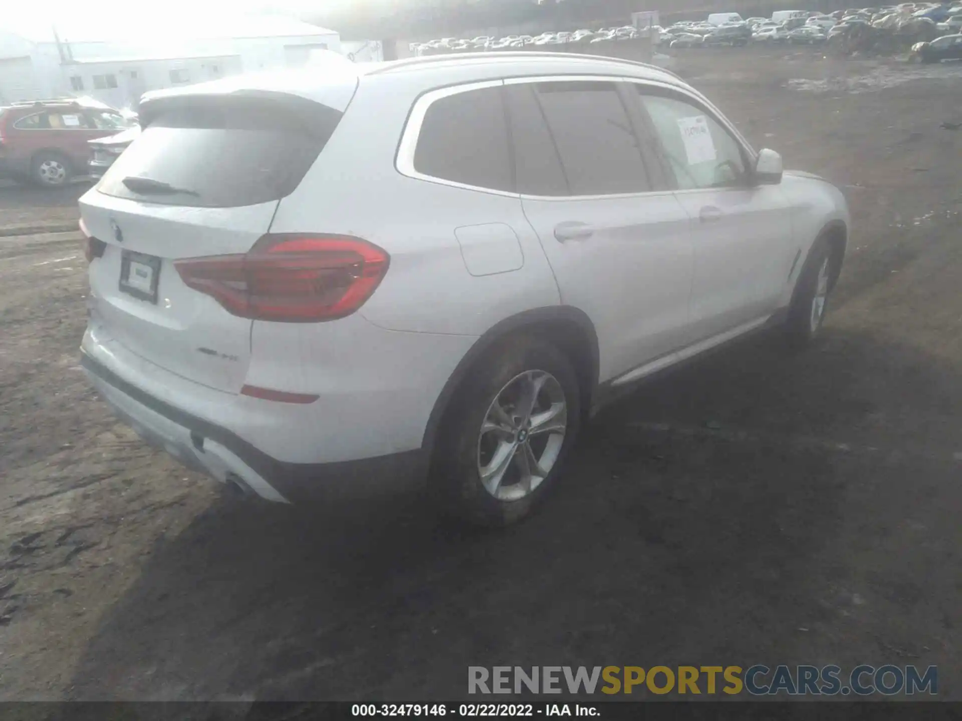 4 Фотография поврежденного автомобиля 5UXTY5C04M9D71454 BMW X3 2021