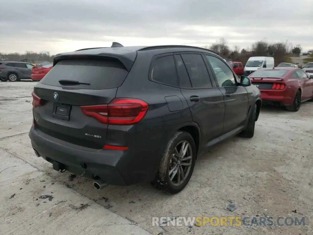 4 Фотография поврежденного автомобиля 5UXTY5C04M9D84981 BMW X3 2021