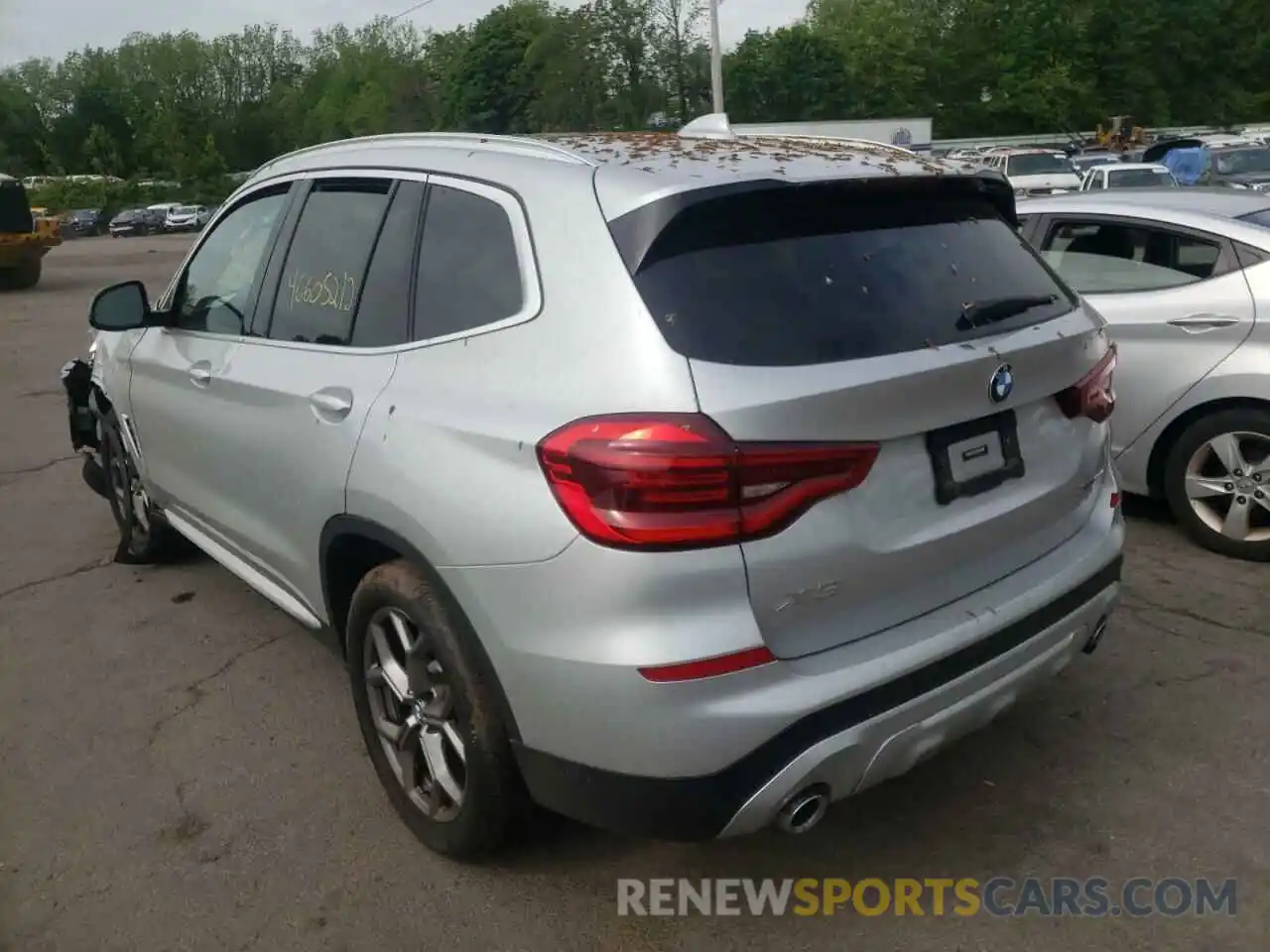 3 Фотография поврежденного автомобиля 5UXTY5C04M9D96483 BMW X3 2021