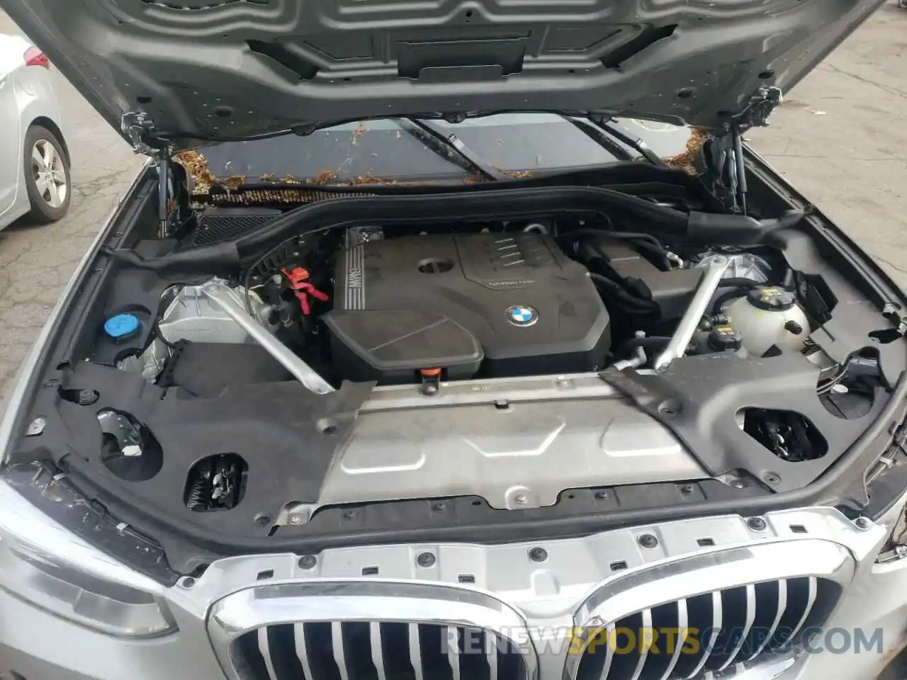 7 Фотография поврежденного автомобиля 5UXTY5C04M9D96483 BMW X3 2021