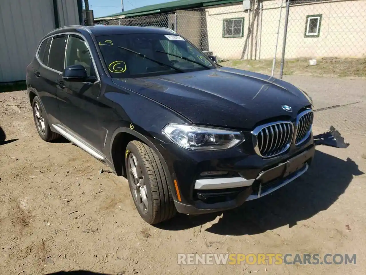 1 Фотография поврежденного автомобиля 5UXTY5C04M9E33497 BMW X3 2021