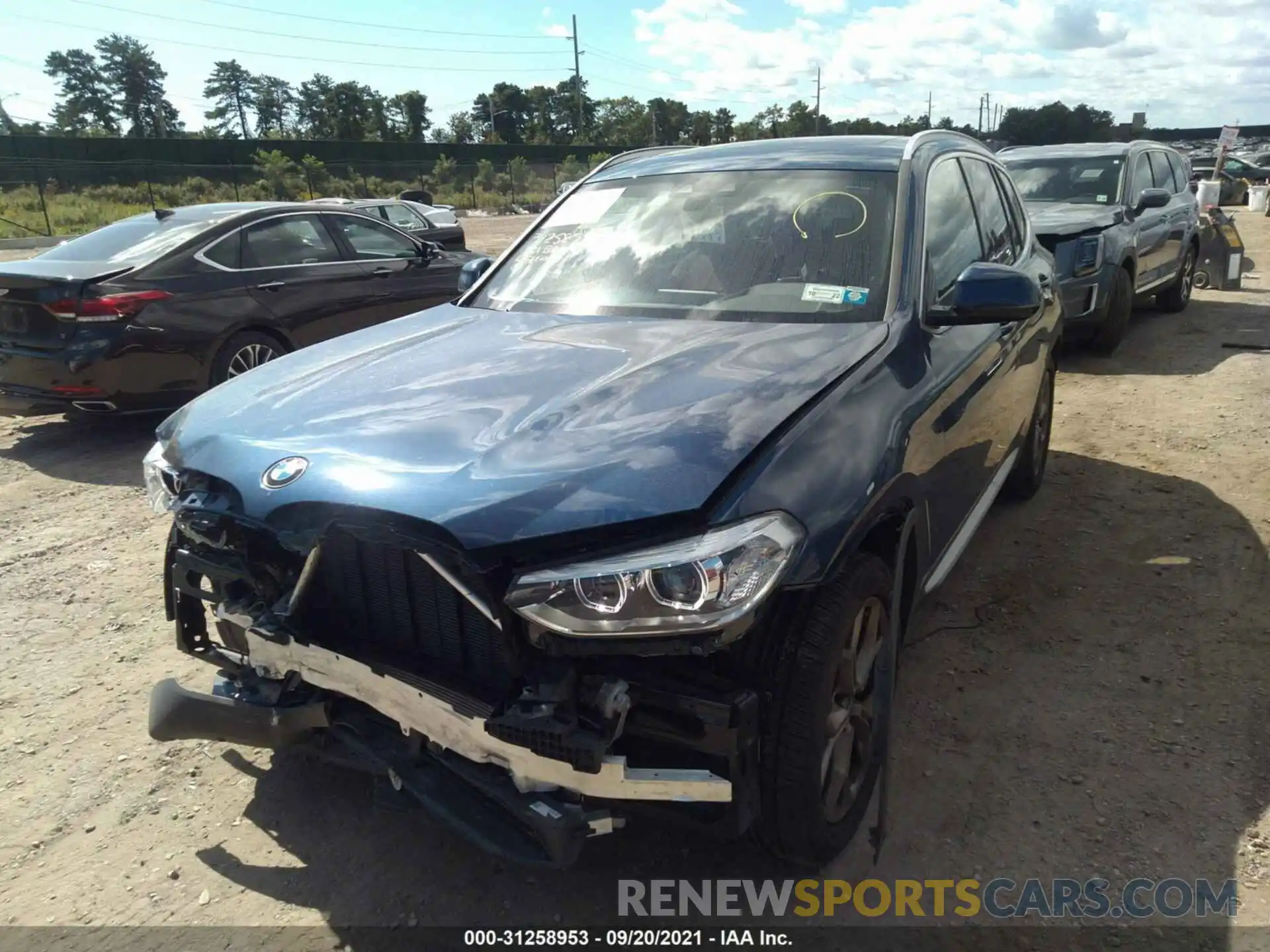 6 Photograph of a damaged car 5UXTY5C04M9E58285 BMW X3 2021