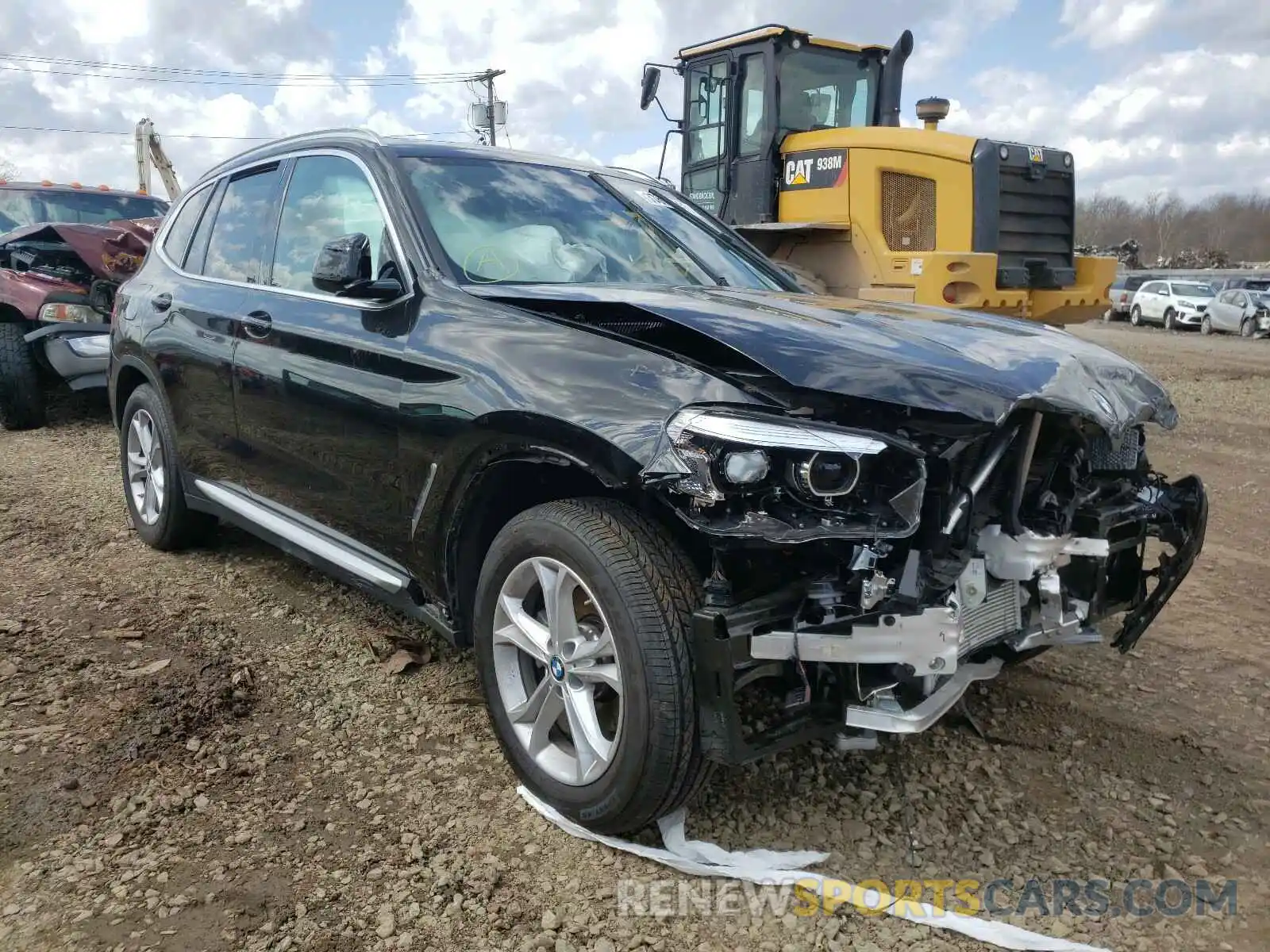 1 Photograph of a damaged car 5UXTY5C04M9E58898 BMW X3 2021
