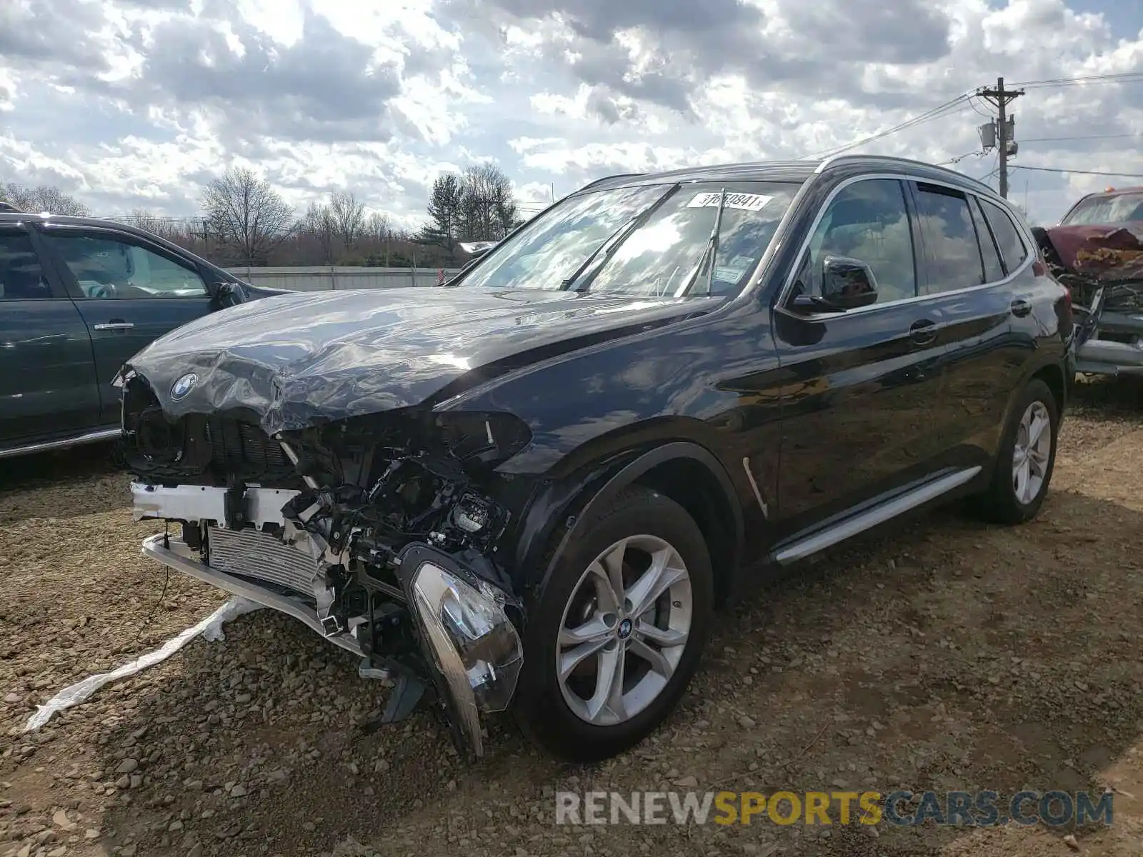 2 Photograph of a damaged car 5UXTY5C04M9E58898 BMW X3 2021