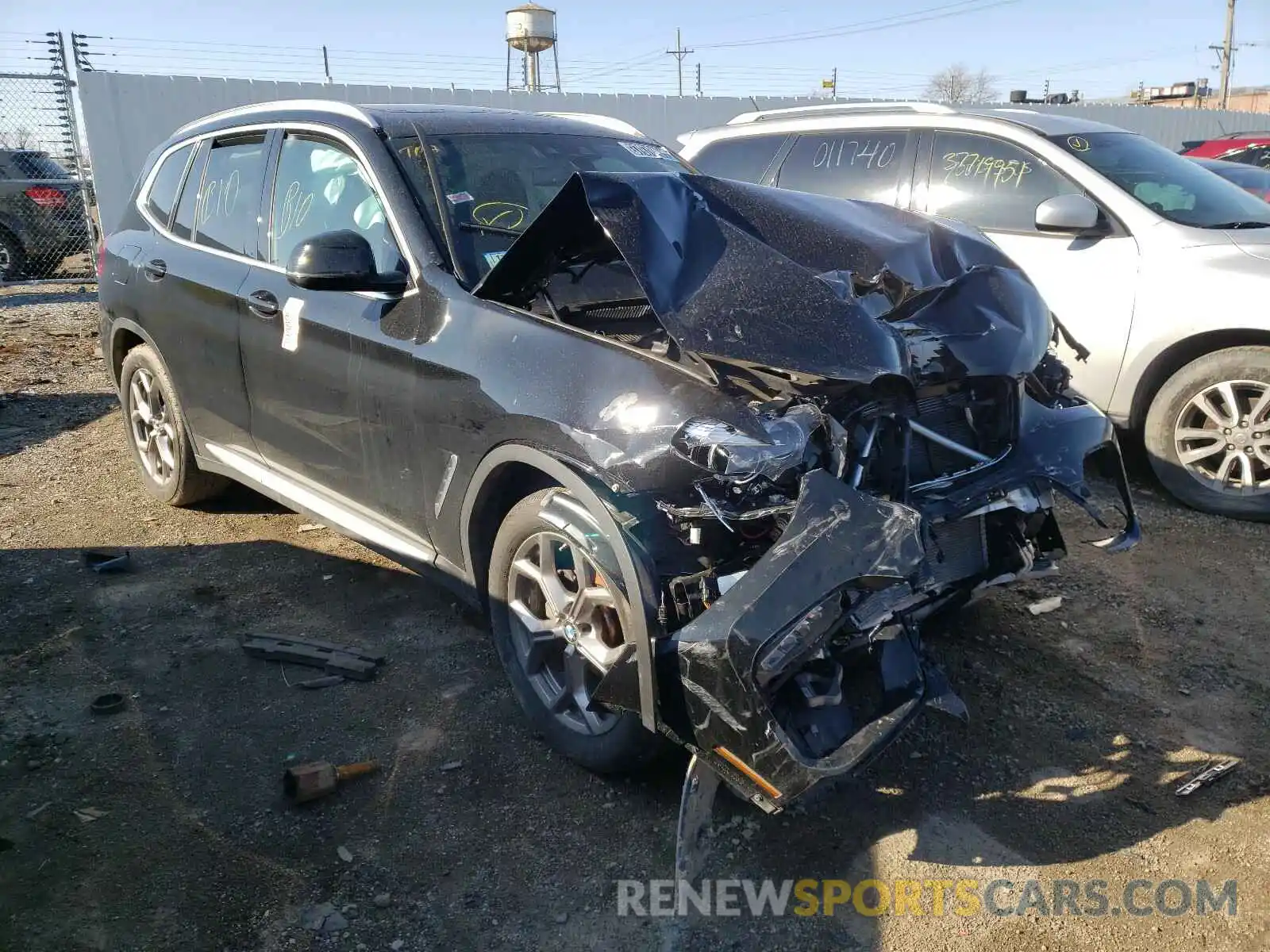 1 Photograph of a damaged car 5UXTY5C04M9F11213 BMW X3 2021