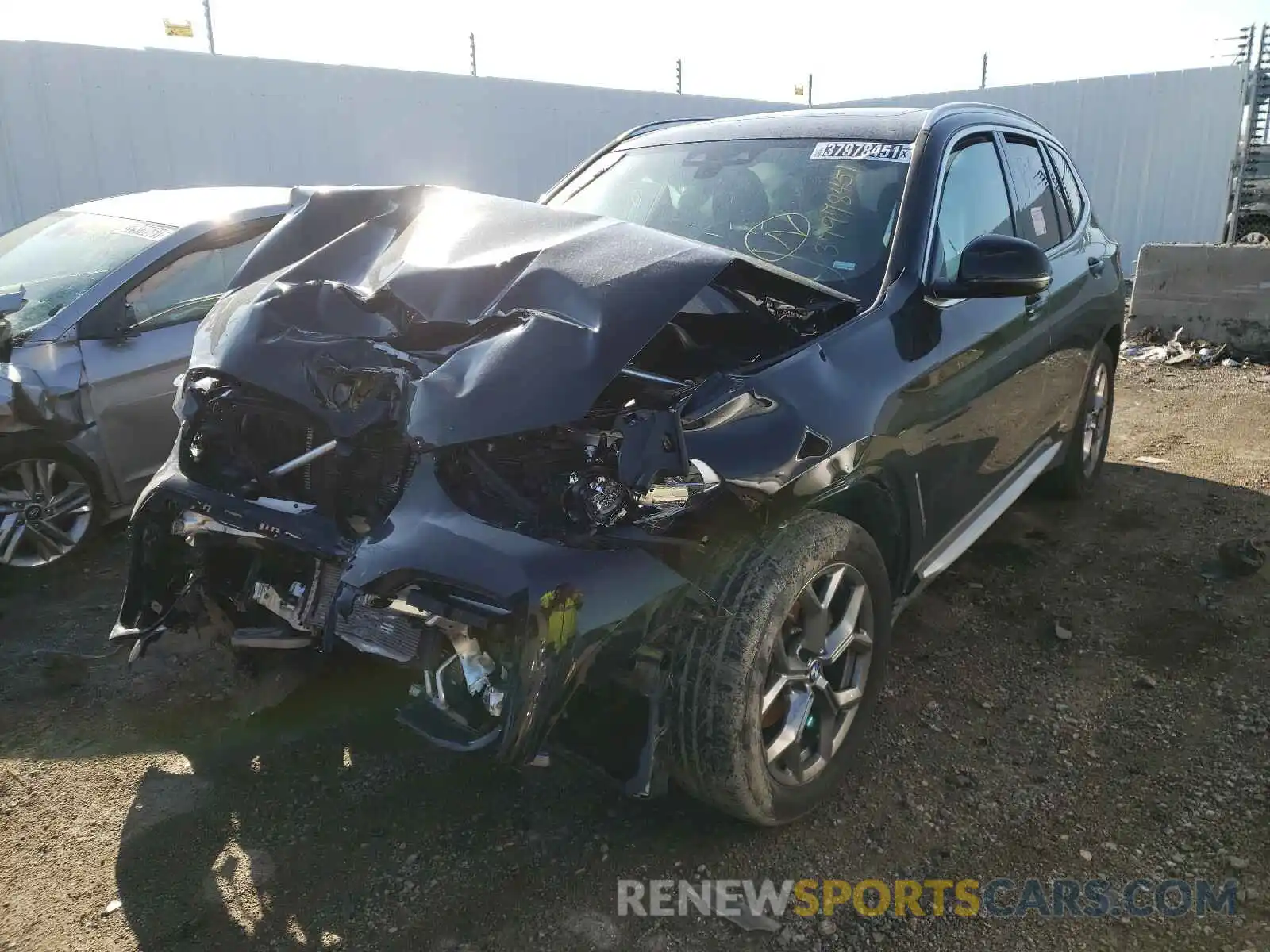 2 Фотография поврежденного автомобиля 5UXTY5C04M9F11213 BMW X3 2021
