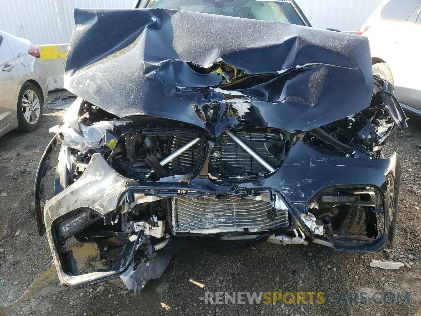 7 Photograph of a damaged car 5UXTY5C04M9F11213 BMW X3 2021