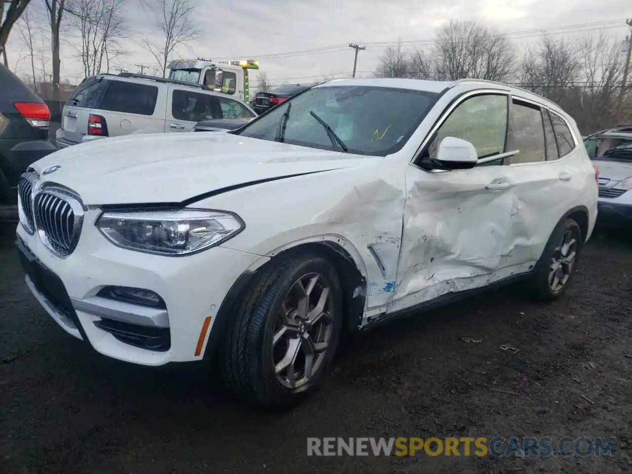 2 Photograph of a damaged car 5UXTY5C04M9F33356 BMW X3 2021