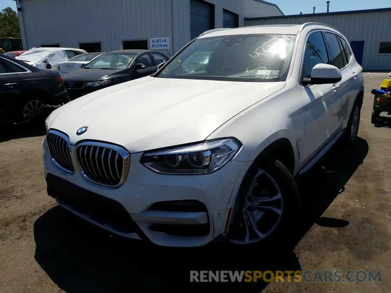 2 Photograph of a damaged car 5UXTY5C04M9F46480 BMW X3 2021